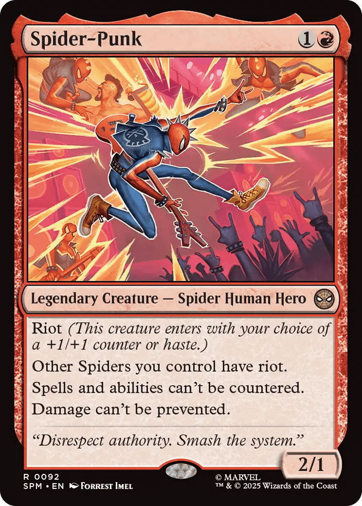 Spider-Punk [Marvel's Spider-Man] MTG Single Magic: The Gathering  | Multizone: Comics And Games