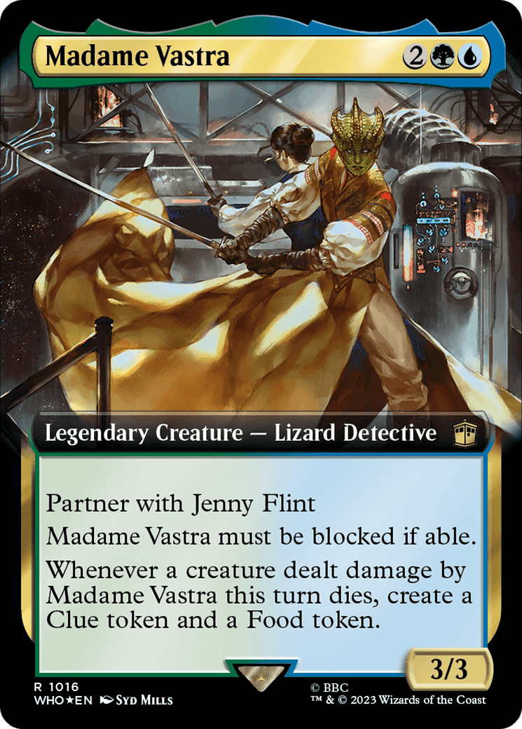 Madame Vastra (Extended Art) (Surge Foil) [Doctor Who] MTG Single Magic: The Gathering  | Multizone: Comics And Games