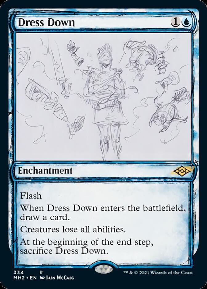 Dress Down (Sketch) [Modern Horizons 2] MTG Single Magic: The Gathering  | Multizone: Comics And Games