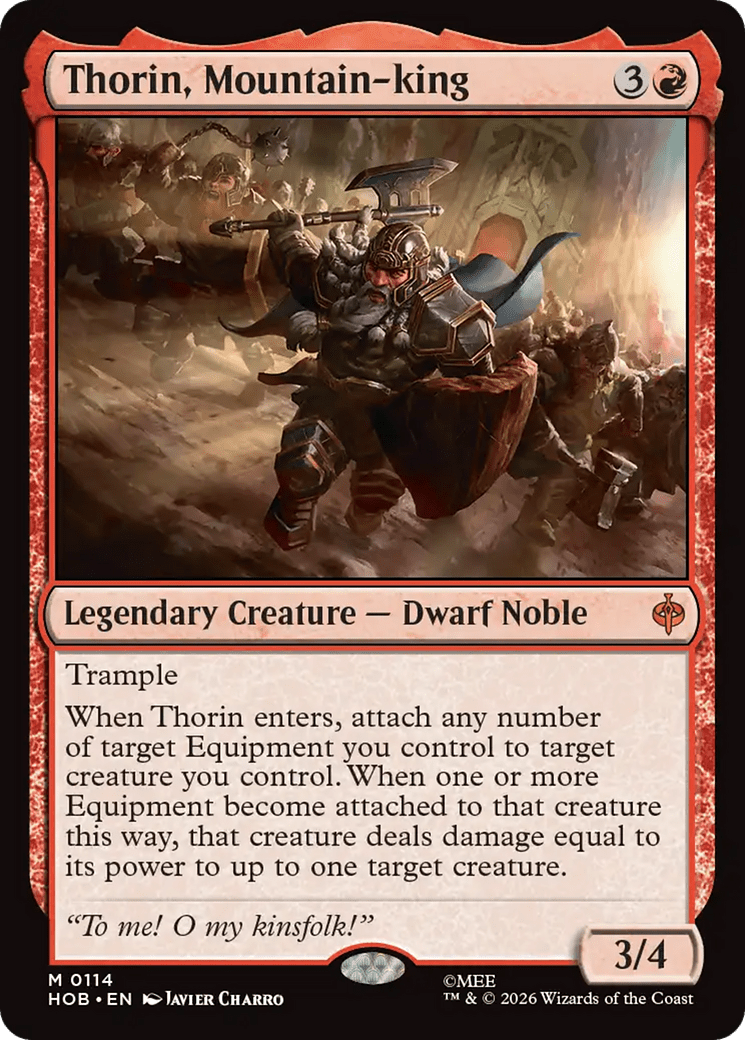 Thorin, Mountain-king [The Hobbit] MTG Single Magic: The Gathering  | Multizone: Comics And Games