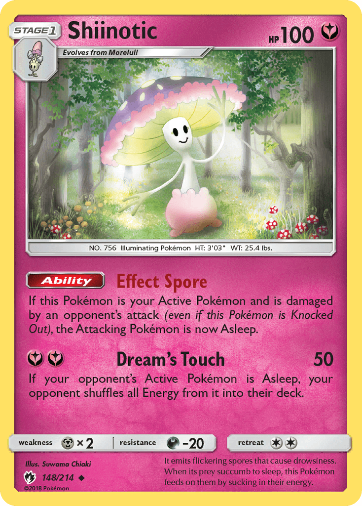 Shiinotic (148/214) [Sun & Moon: Lost Thunder] Pokemon Single Pokémon  | Multizone: Comics And Games