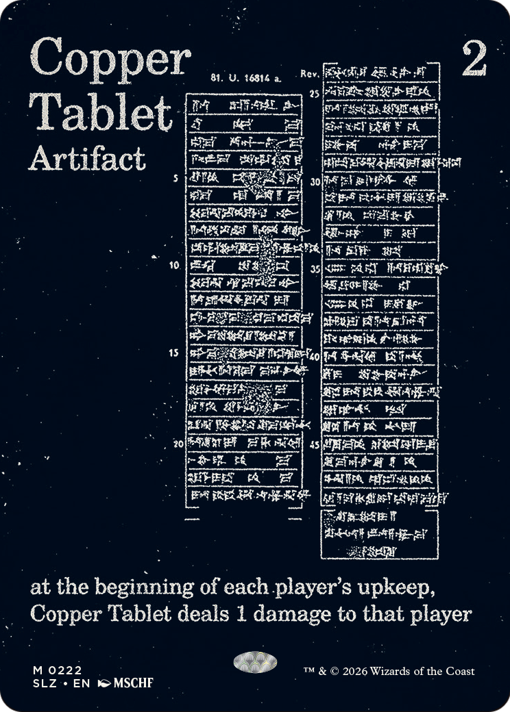 Copper Tablet (0222) [Secret Lair x MSCHF: The Zeta Set] | Multizone: Comics And Games