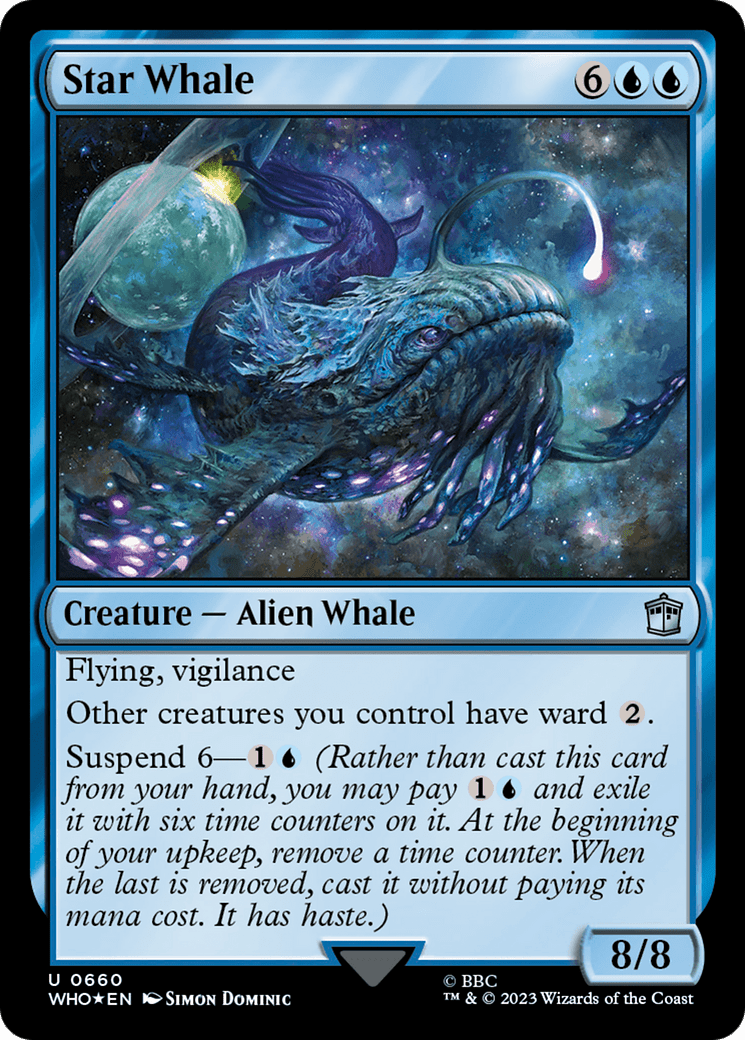 Star Whale (Surge Foil) [Doctor Who] MTG Single Magic: The Gathering  | Multizone: Comics And Games