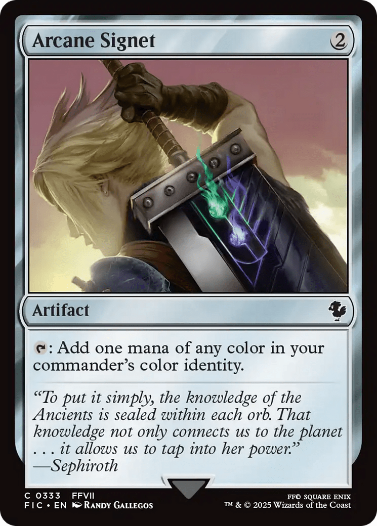 Arcane Signet (0333) [FINAL FANTASY Commander] MTG Single Magic: The Gathering  | Multizone: Comics And Games