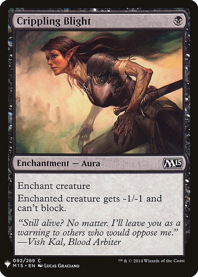 Crippling Blight [Mystery Booster] MTG Single Magic: The Gathering  | Multizone: Comics And Games