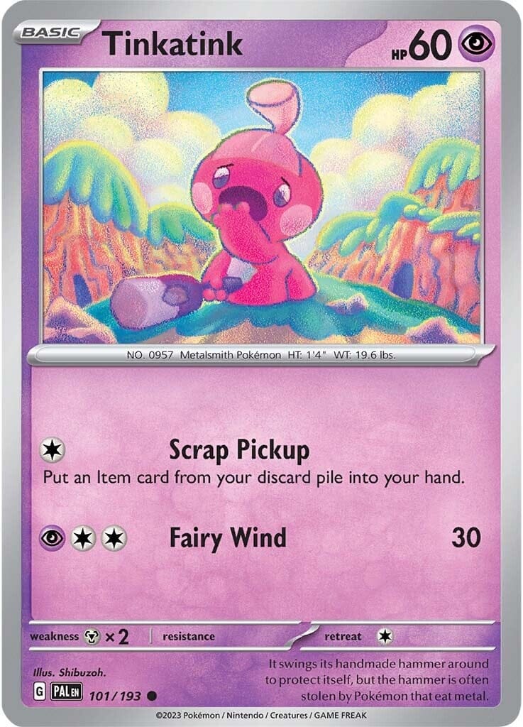 Tinkatink (101/193) [Scarlet & Violet: Paldea Evolved] Pokemon Single Pokémon  | Multizone: Comics And Games