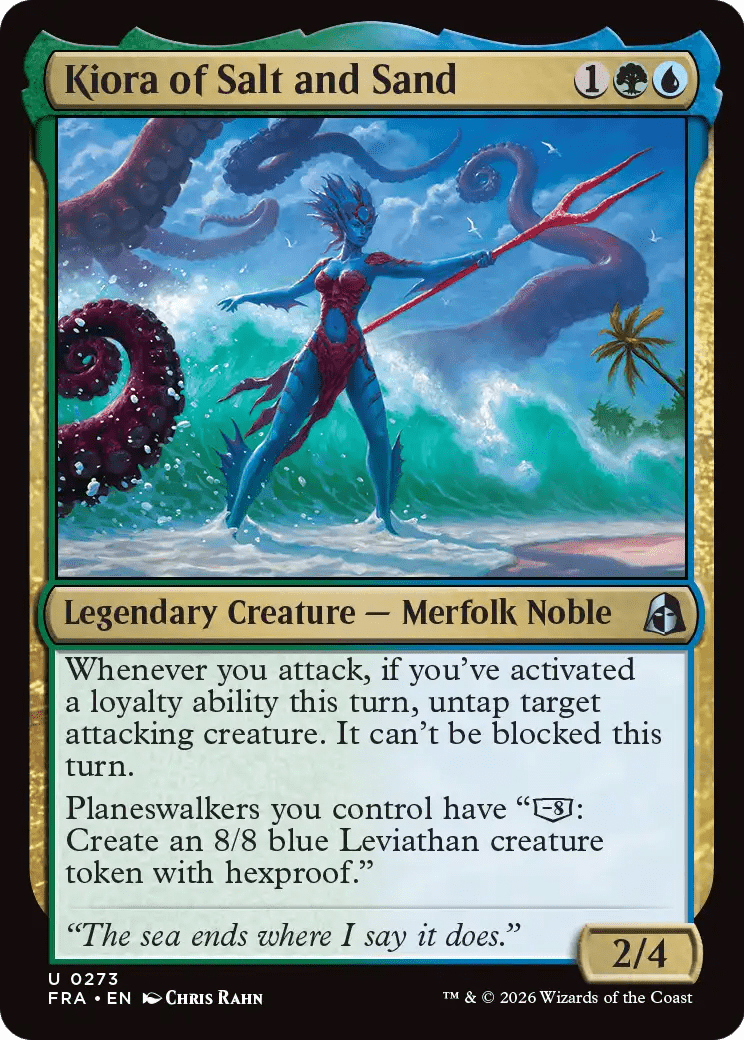 Kiora of Salt and Sand [Reality Fracture] MTG Single Magic: The Gathering  | Multizone: Comics And Games