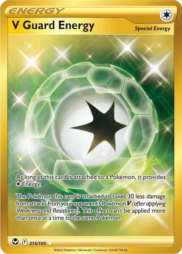 V Guard Energy (215/195) [Sword & Shield: Silver Tempest] Pokemon Single Pokémon  | Multizone: Comics And Games