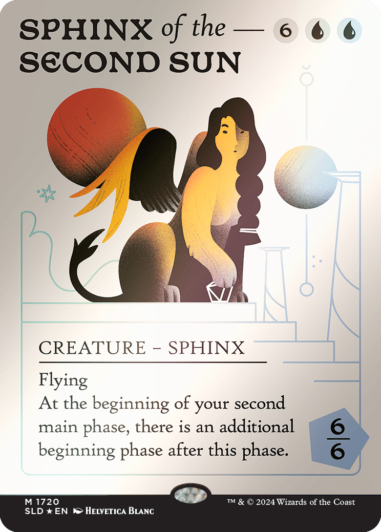 Sphinx of the Second Sun (Rainbow Foil) [Secret Lair Drop Series] MTG Single Magic: The Gathering  | Multizone: Comics And Games