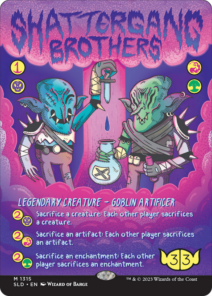 Shattergang Brothers (Rainbow Foil) [Secret Lair Drop Series] MTG Single Magic: The Gathering  | Multizone: Comics And Games