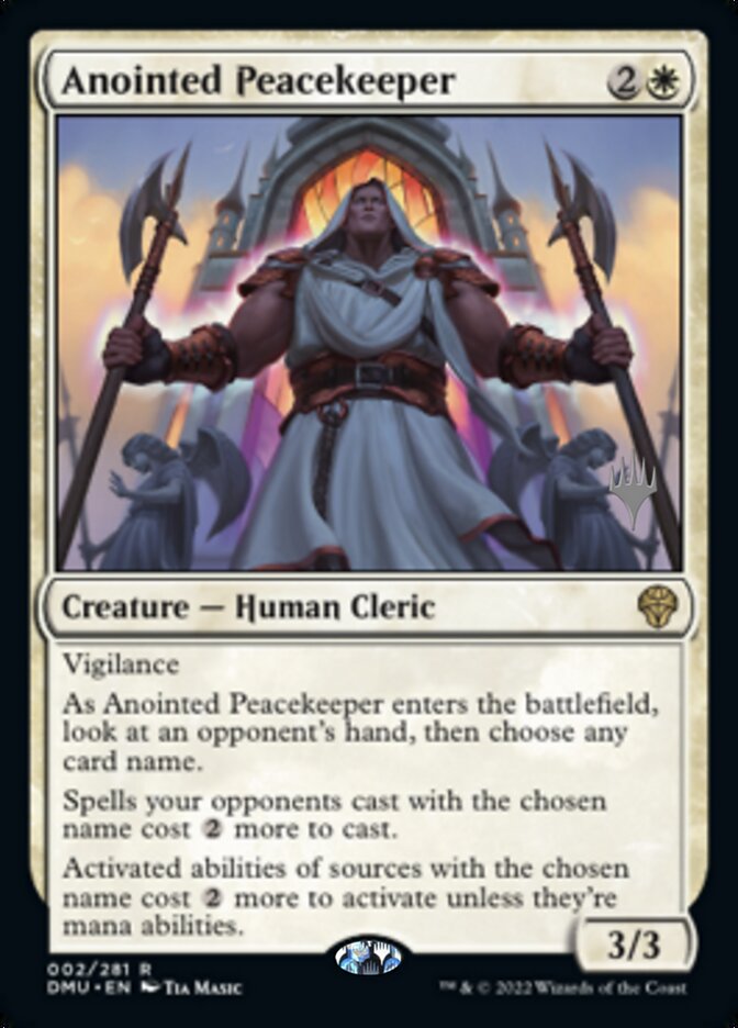 Anointed Peacekeeper (Promo Pack) [Dominaria United Promos] | Multizone: Comics And Games