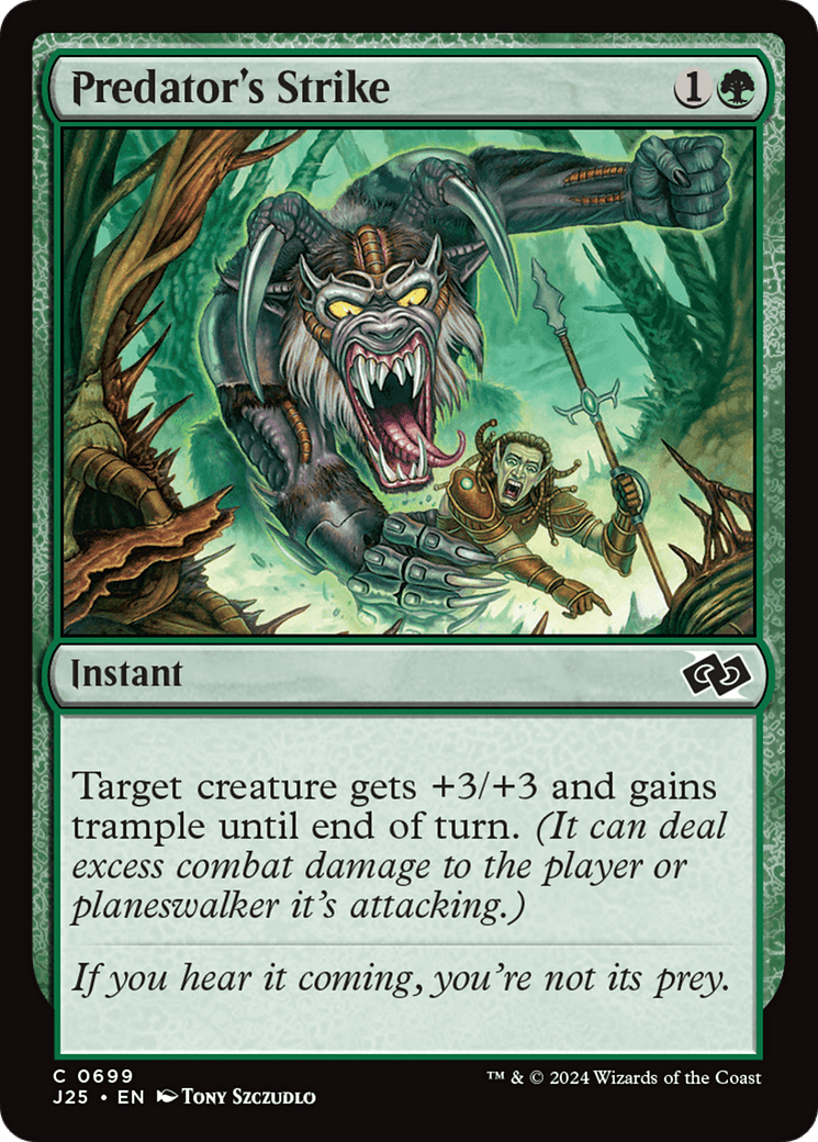 Predator's Strike [Foundations Jumpstart] MTG Single Magic: The Gathering  | Multizone: Comics And Games