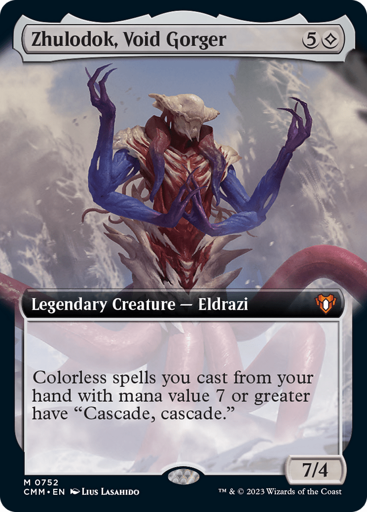 Zhulodok, Void Gorger (Extended Art) [Commander Masters] MTG Single Magic: The Gathering  | Multizone: Comics And Games