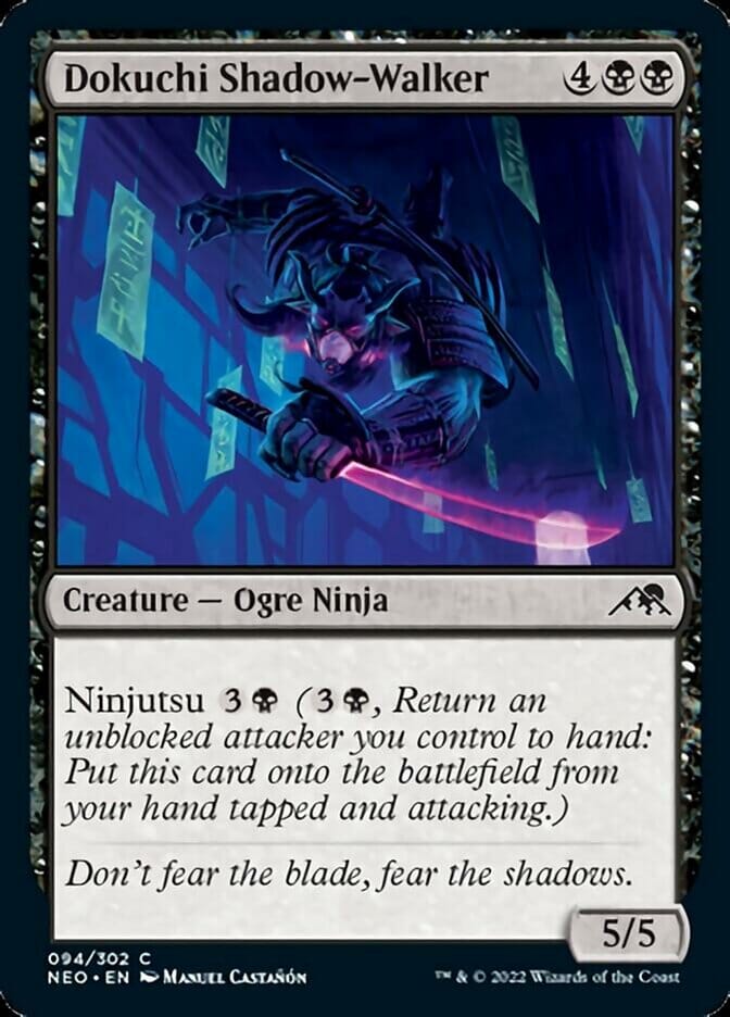 Dokuchi Shadow-Walker [Kamigawa: Neon Dynasty] MTG Single Magic: The Gathering  | Multizone: Comics And Games