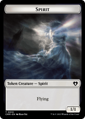 Spirit (0010) // Elemental (0037) Double-Sided Token [Commander Masters Tokens] MTG Single Magic: The Gathering  | Multizone: Comics And Games