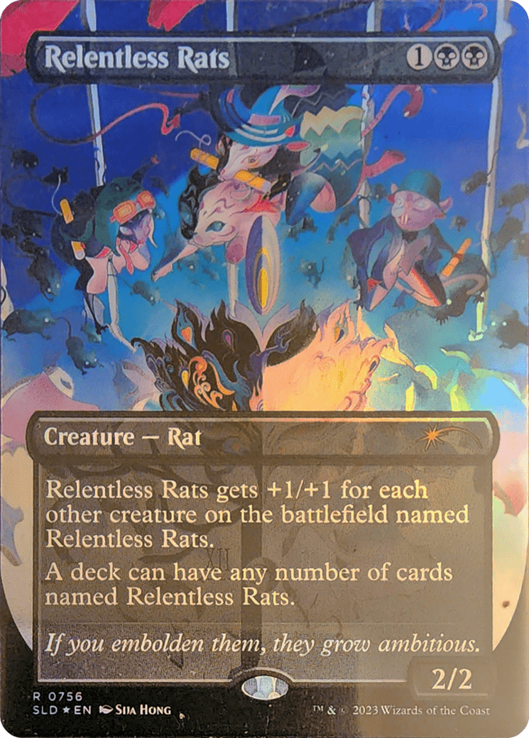 Relentless Rats [Secret Lair Drop Series] MTG Single Magic: The Gathering  | Multizone: Comics And Games