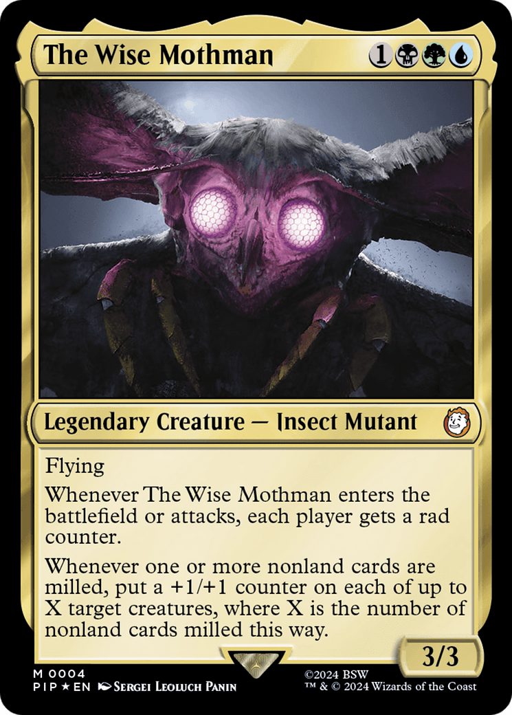 The Wise Mothman [Fallout] MTG Single Magic: The Gathering  | Multizone: Comics And Games