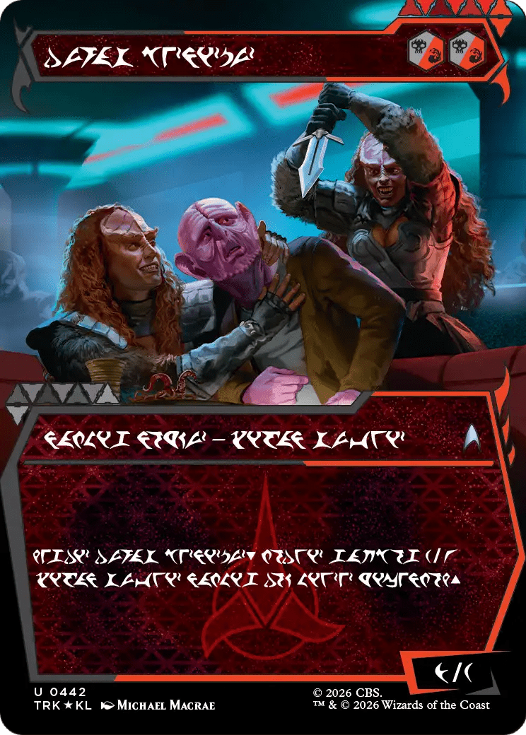The Duras Sisters (Showcase) (Klingon) [Star Trek] MTG Single Magic: The Gathering  | Multizone: Comics And Games