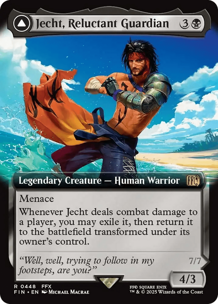 Jecht, Reluctant Guardian // Braska's Final Aeon (Extended Art) [FINAL FANTASY] MTG Single Magic: The Gathering  | Multizone: Comics And Games