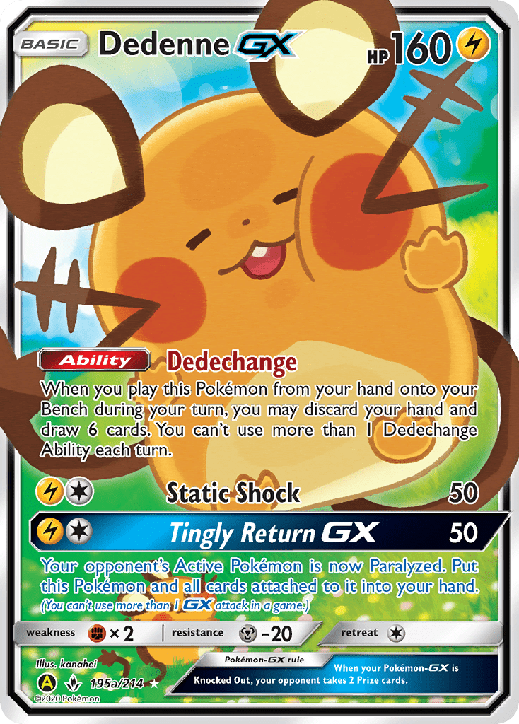 Dedenne GX (195a/214) [Alternate Art Promos] Pokemon Single Pokémon  | Multizone: Comics And Games