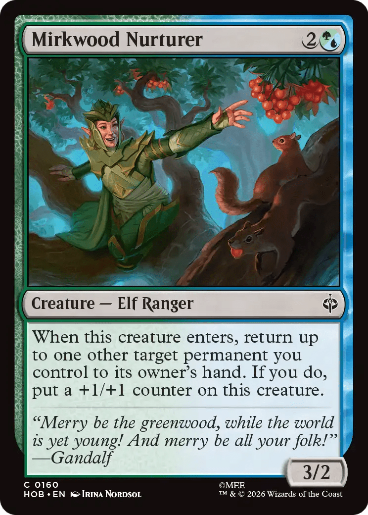 Mirkwood Nurturer [The Hobbit] MTG Single Magic: The Gathering  | Multizone: Comics And Games