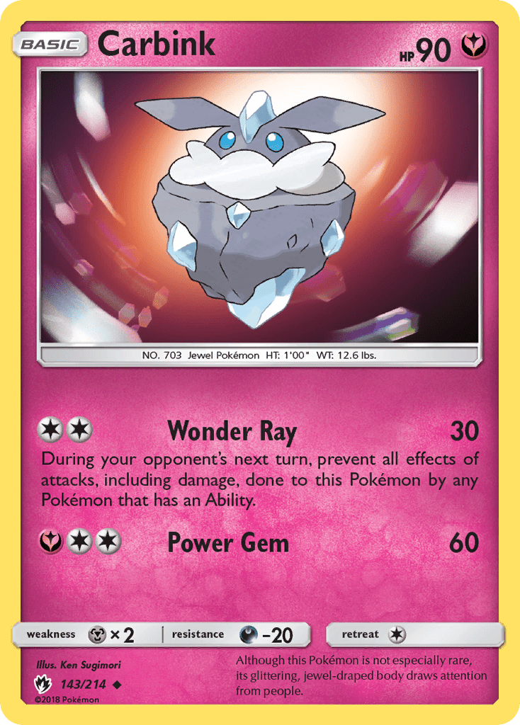 Carbink (143/214) [Sun & Moon: Lost Thunder] Pokemon Single Pokémon  | Multizone: Comics And Games