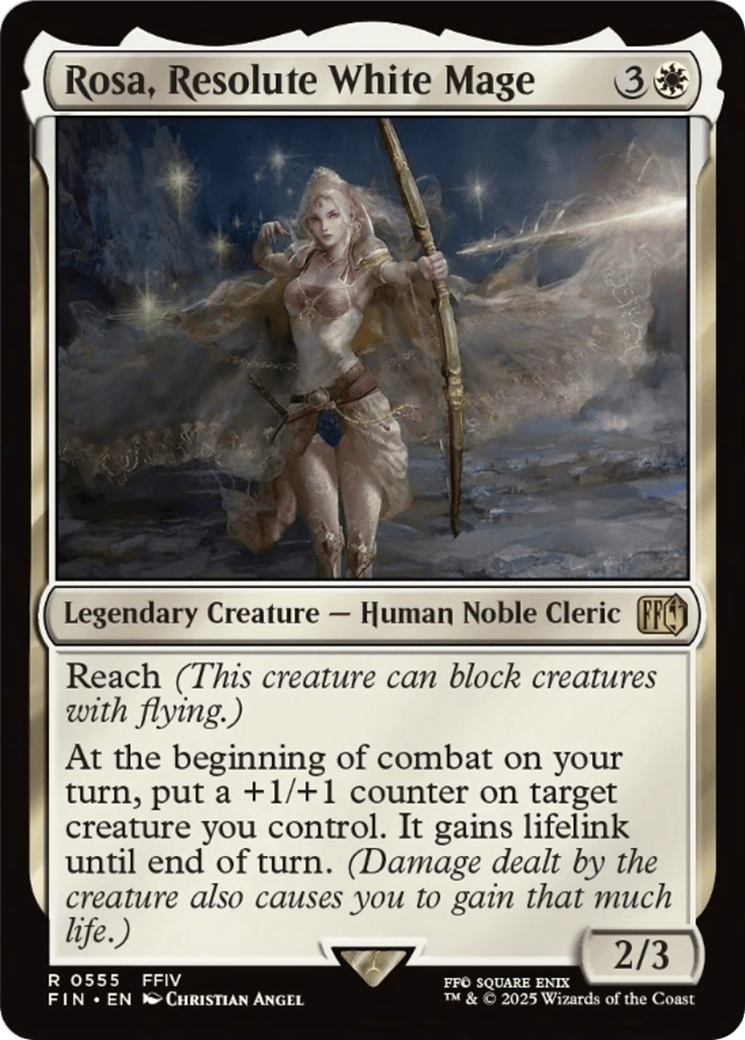 Rosa, Resolute White Mage [FINAL FANTASY] MTG Single Magic: The Gathering  | Multizone: Comics And Games