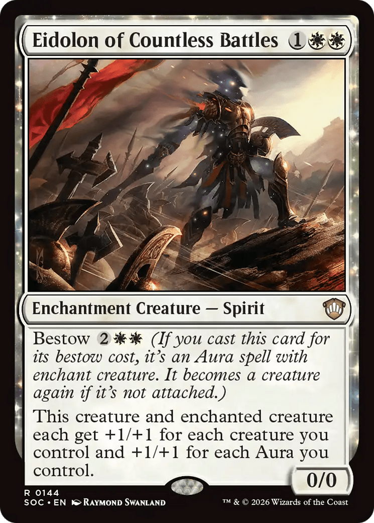 Eidolon of Countless Battles [Secrets of Strixhaven Commander] MTG Single Magic: The Gathering  | Multizone: Comics And Games