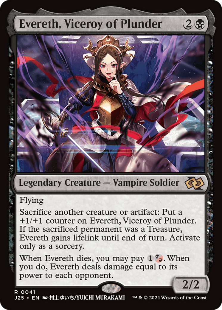 Evereth, Viceroy of Plunder (Anime) [Foundations Jumpstart] MTG Single Magic: The Gathering  | Multizone: Comics And Games