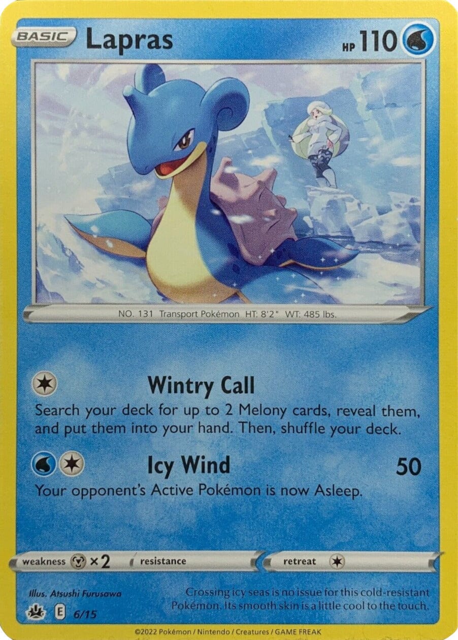 Lapras (6/15) [McDonald's Promos: Match Battle] Pokemon Single Pokémon  | Multizone: Comics And Games