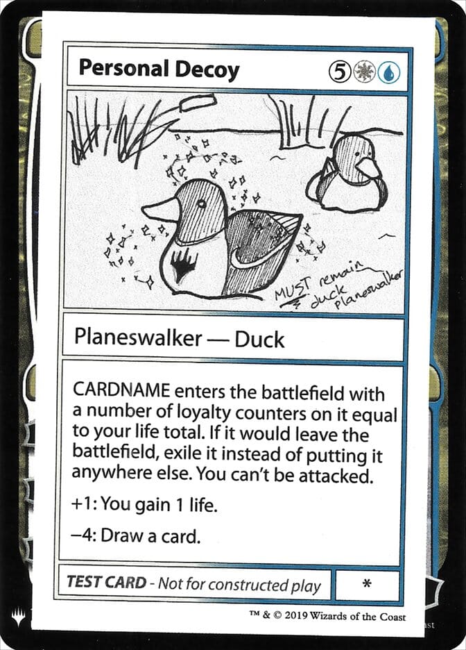 Personal Decoy [Mystery Booster Playtest Cards] MTG Single Magic: The Gathering  | Multizone: Comics And Games