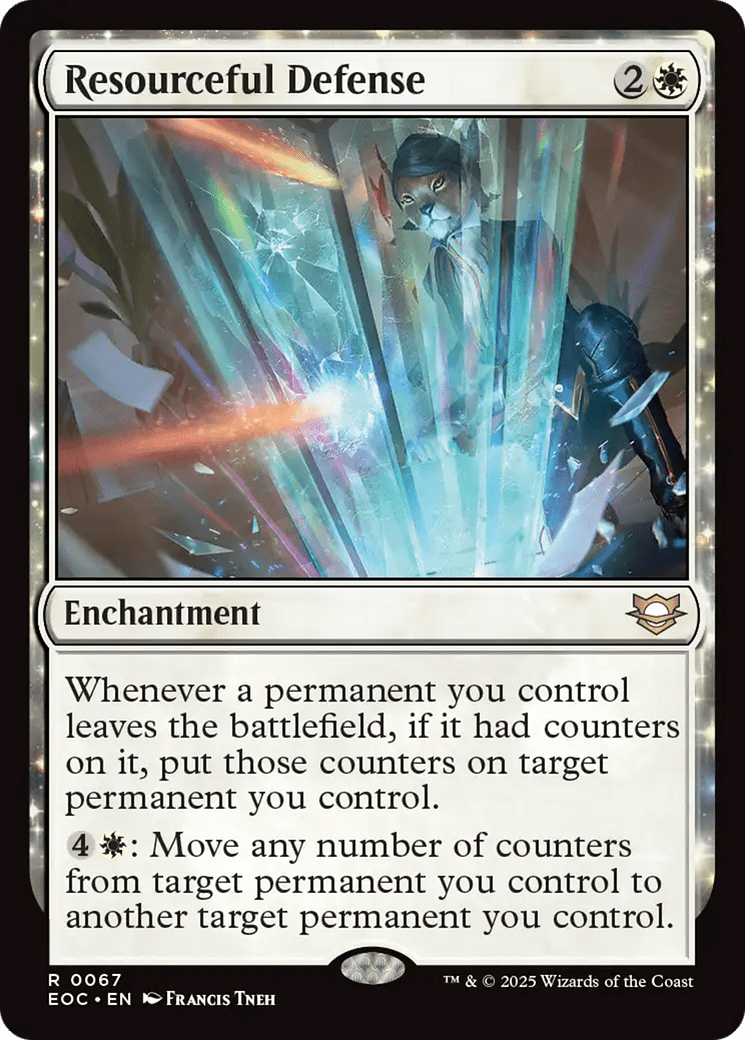 Resourceful Defense [Edge of Eternities Commander] MTG Single Magic: The Gathering  | Multizone: Comics And Games