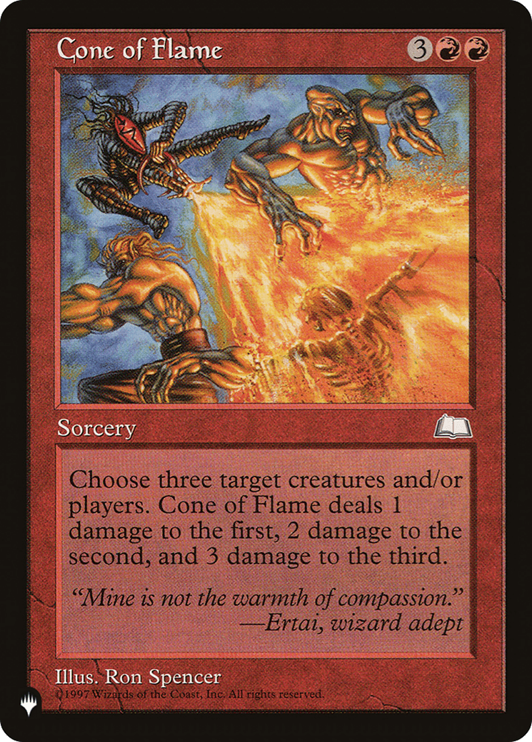 Cone of Flame [The List] MTG Single Magic: The Gathering  | Multizone: Comics And Games