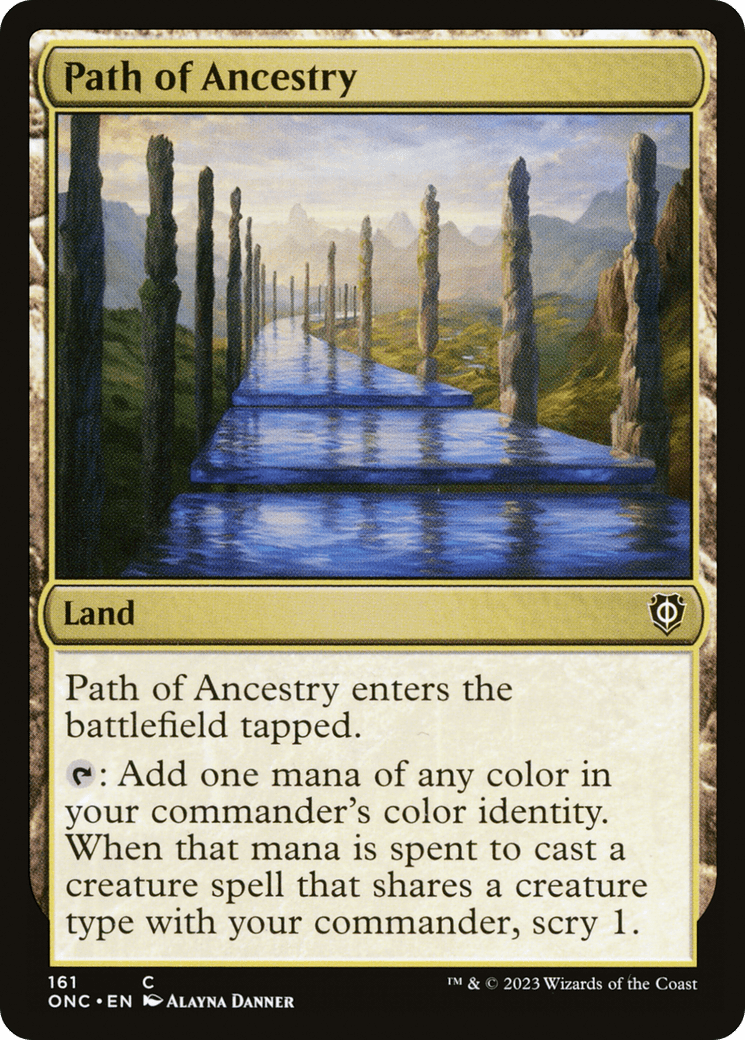 Path of Ancestry [Phyrexia: All Will Be One Commander] MTG Single Magic: The Gathering  | Multizone: Comics And Games