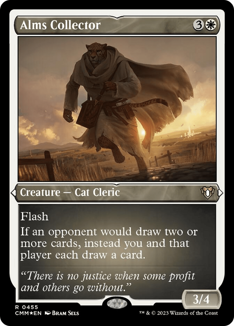 Alms Collector (Foil Etched) [Commander Masters] MTG Single Magic: The Gathering  | Multizone: Comics And Games