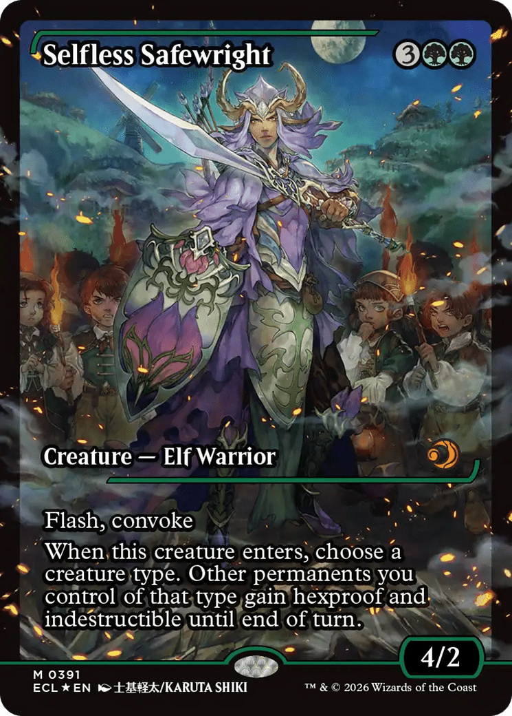 Selfless Safewright (Showcase) [Lorwyn Eclipsed] MTG Single Magic: The Gathering  | Multizone: Comics And Games