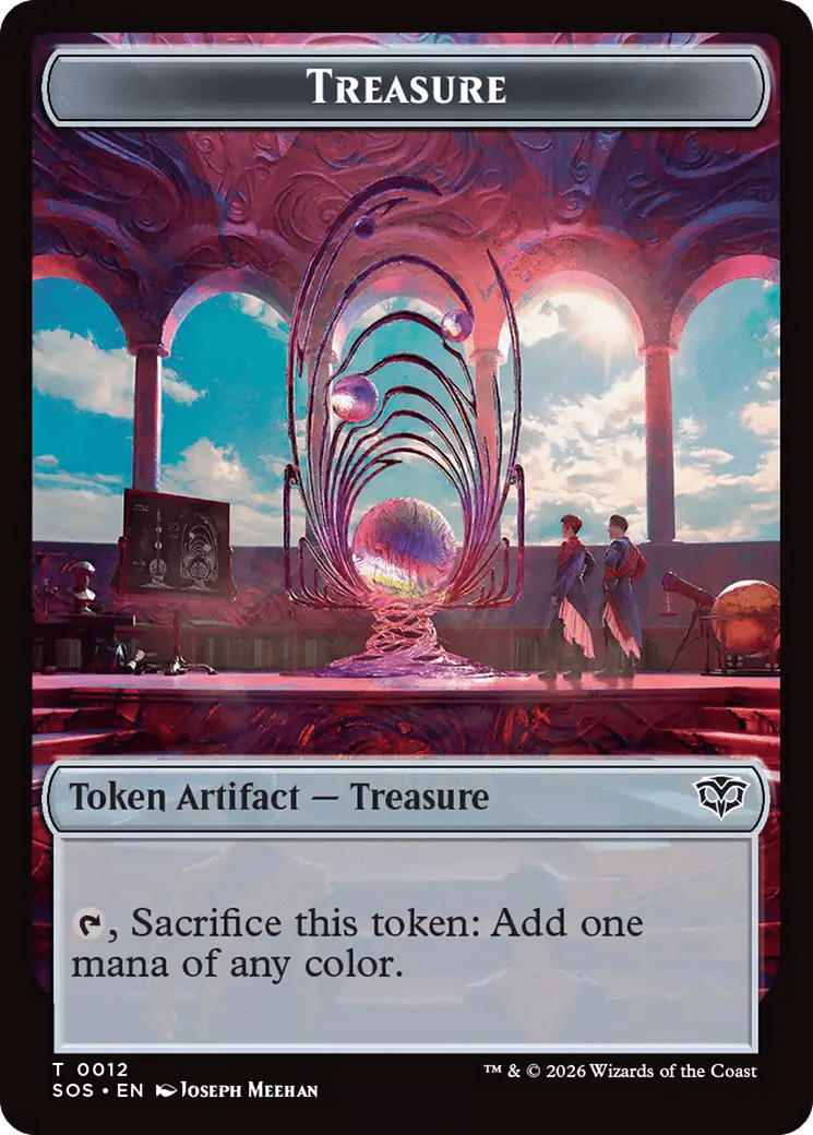Elemental (0003) // Treasure Double-Sided Token [Secrets of Strixhaven Tokens] MTG Single Magic: The Gathering  | Multizone: Comics And Games