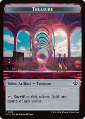 Elemental (0003) // Treasure Double-Sided Token [Secrets of Strixhaven Tokens] MTG Single Magic: The Gathering  | Multizone: Comics And Games