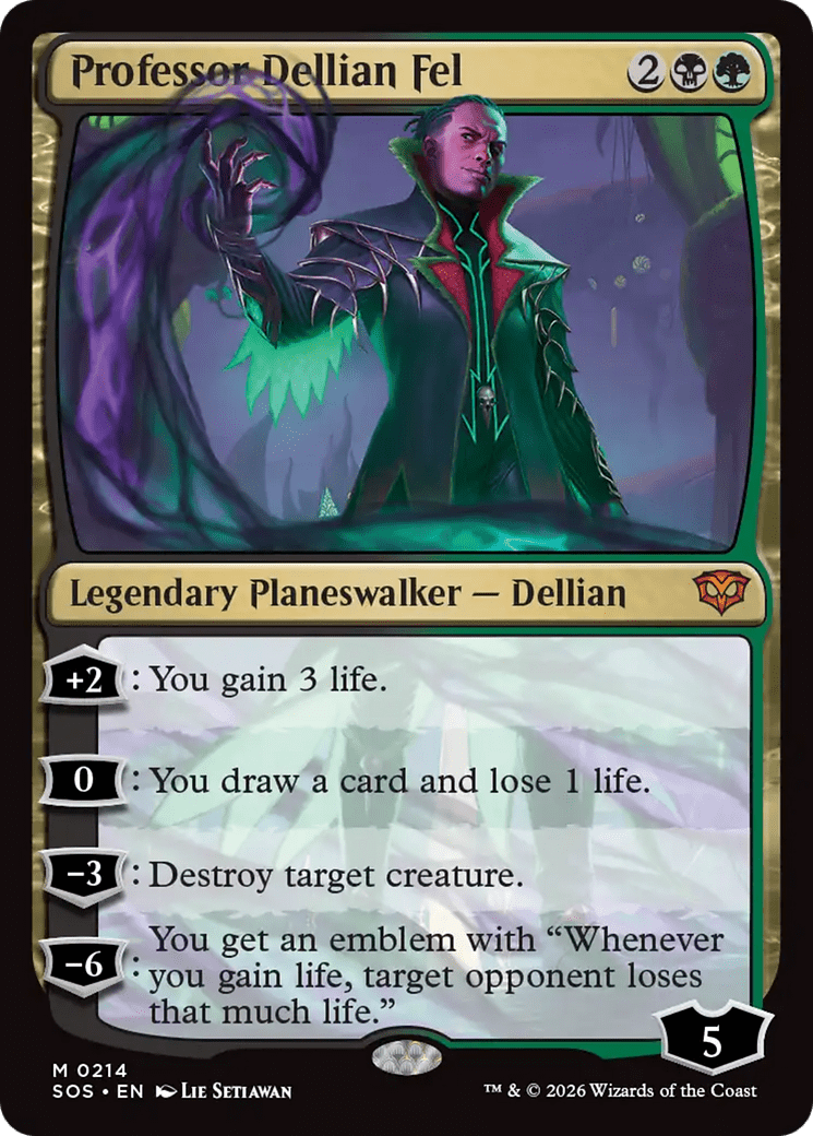 Professor Dellian Fel [Secrets of Strixhaven] MTG Single Magic: The Gathering  | Multizone: Comics And Games