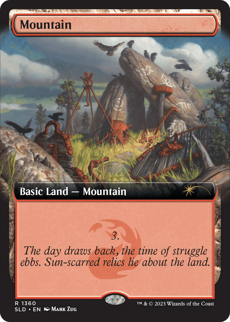 Mountain (1360) [Secret Lair Drop Series] MTG Single Magic: The Gathering  | Multizone: Comics And Games