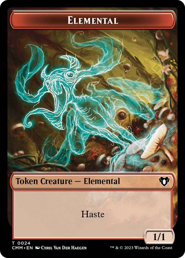 Elemental Token (24) [Commander Masters Tokens] MTG Single Magic: The Gathering  | Multizone: Comics And Games