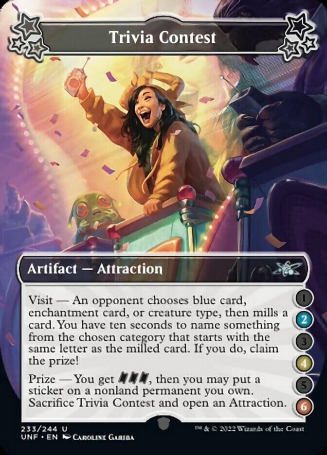 Trivia Contest (2-4-6) [Unfinity] MTG Single Magic: The Gathering  | Multizone: Comics And Games