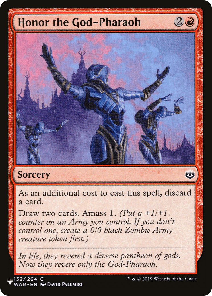 Honor the God-Pharaoh [The List] MTG Single Magic: The Gathering  | Multizone: Comics And Games