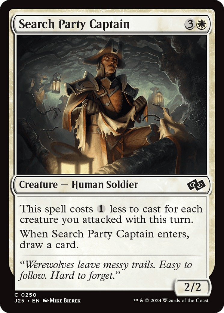 Search Party Captain [Foundations Jumpstart] MTG Single Magic: The Gathering  | Multizone: Comics And Games