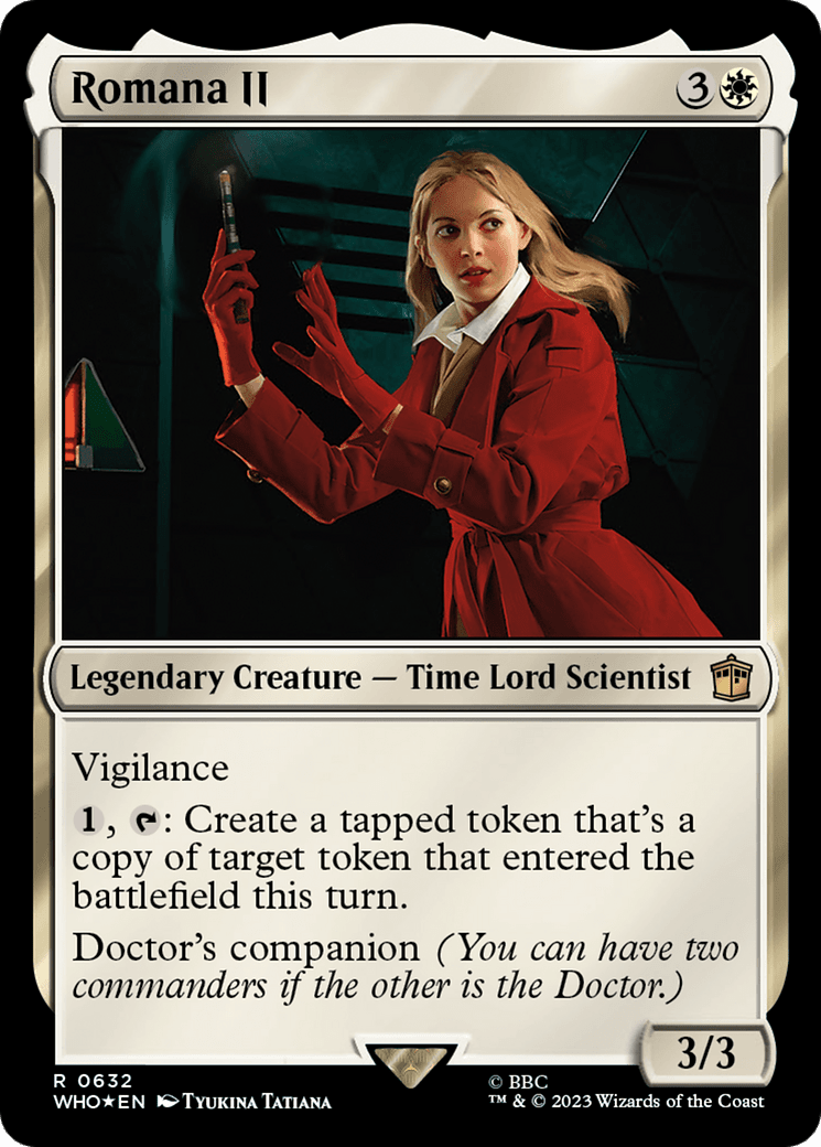 Romana II (Surge Foil) [Doctor Who] MTG Single Magic: The Gathering  | Multizone: Comics And Games