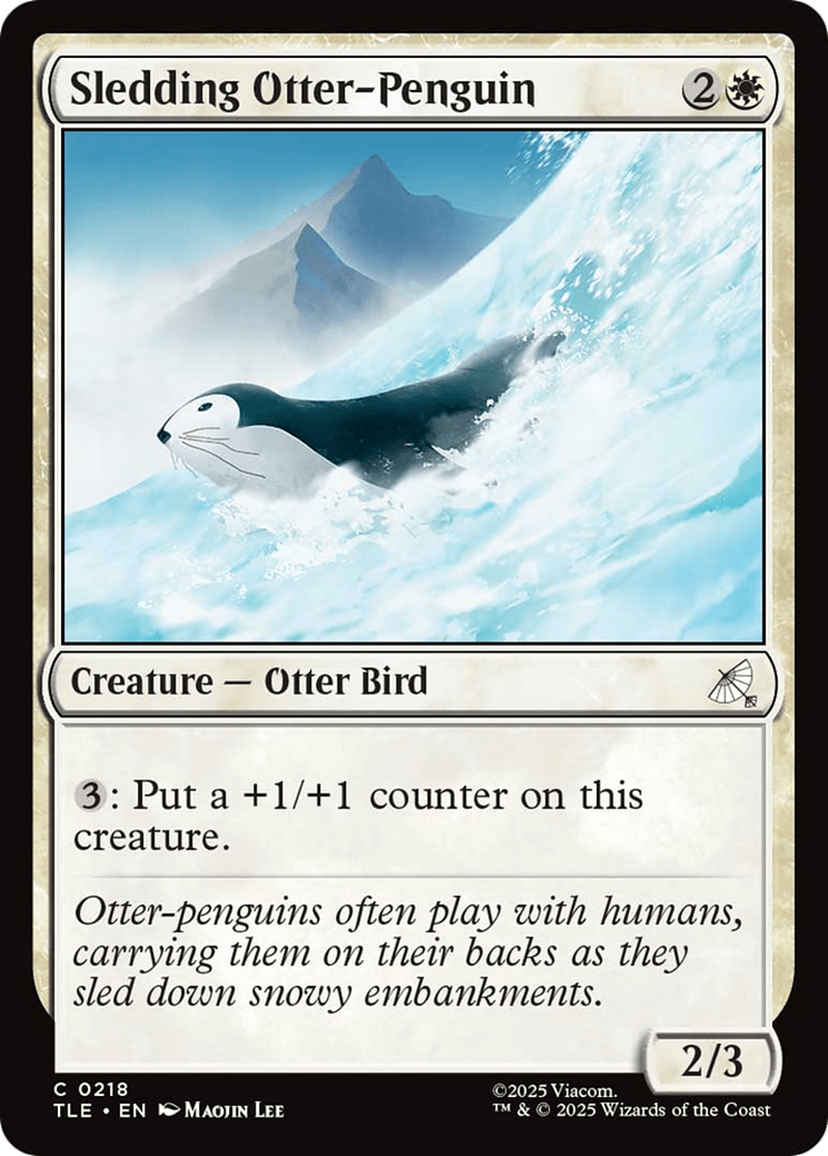 Sledding Otter-Penguin [Avatar: The Last Airbender: Eternal-Legal] MTG Single Magic: The Gathering  | Multizone: Comics And Games