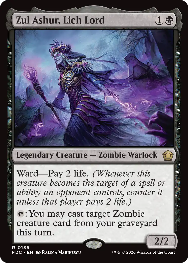 Zul Ashur, Lich Lord [Foundations Commander] | Multizone: Comics And Games