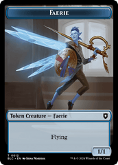 Spirit // Faerie Double-Sided Token [Bloomburrow Commander Tokens] MTG Single Magic: The Gathering  | Multizone: Comics And Games