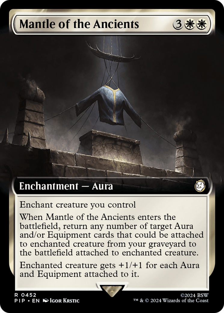 Mantle of the Ancients (Extended Art) [Fallout] MTG Single Magic: The Gathering  | Multizone: Comics And Games