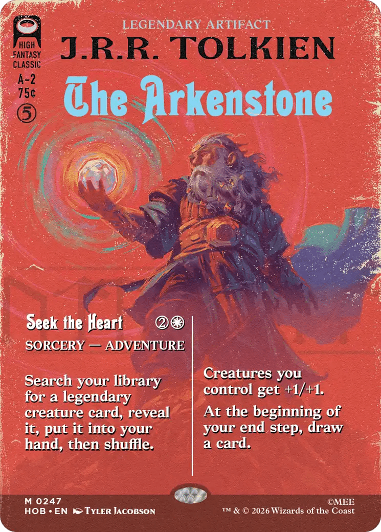 The Arkenstone (Borderless) [The Hobbit] MTG Single Magic: The Gathering  | Multizone: Comics And Games
